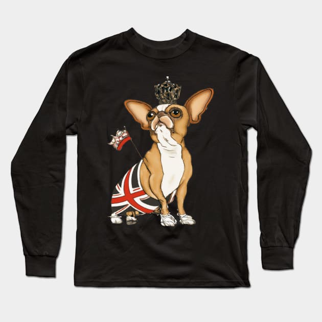 Royal family chihuahua Long Sleeve T-Shirt by ArtWearSplash